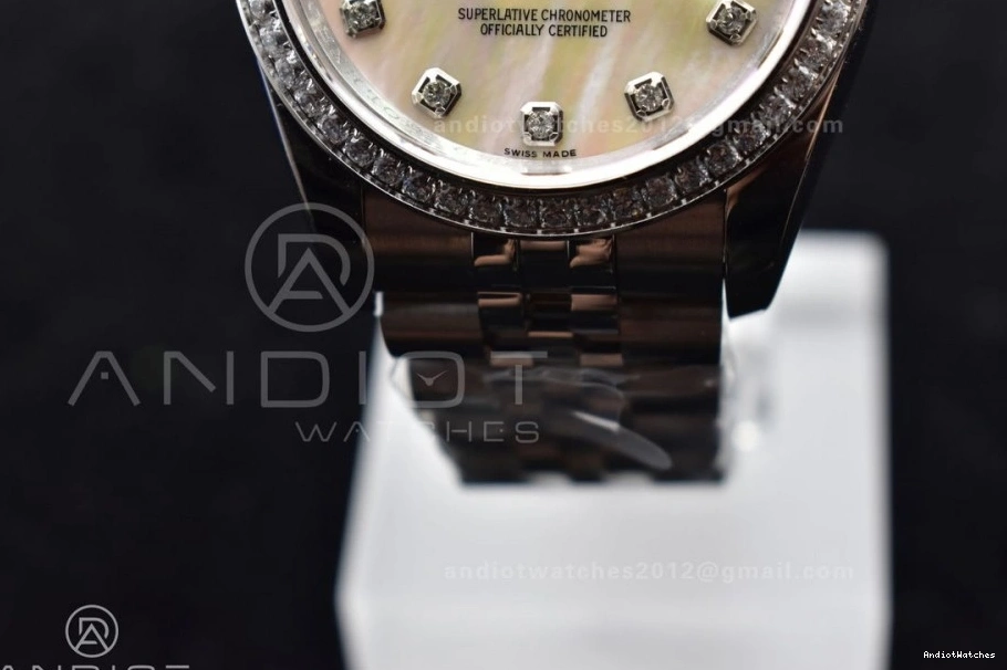 BPF SS On A Best DateJust Steel 36 316F Oyster 1:1 Dial Edition Bracelet Jubilee Chic 579 0511